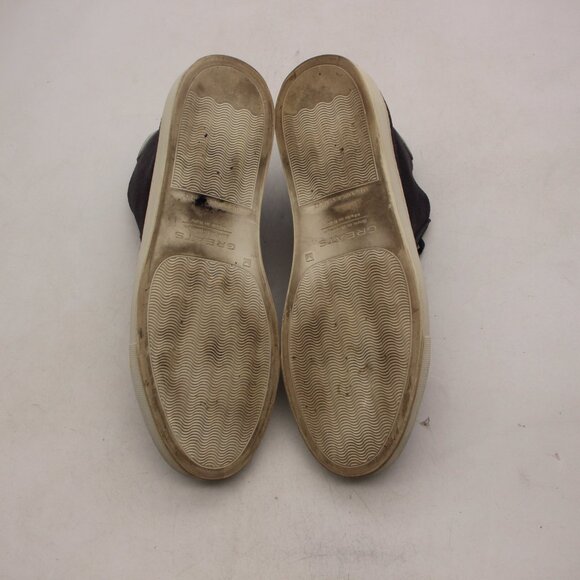 The Royale Greats Brooklyn Men's Size 9 Navy Leather Mid Top Sneakers Italy - Picture 7 of 10